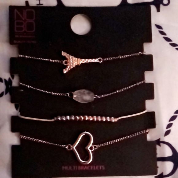 No Boundaries Jewelry - 🧚‍♀️🧚‍♀️NWT ANKLET SET OF 4